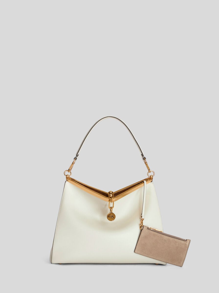 LARGE LEATHER VELA BAG | Etro Vela | ETRO
