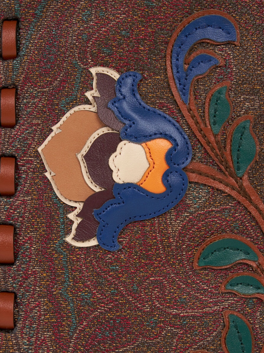VULCANO BAG ARNICA 1984 WITH FLORAL EMBROIDERY | Handbags | ETRO