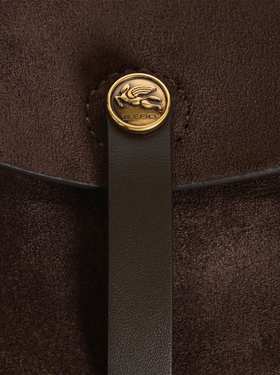 MEDIUM SUEDE PONY BAG | Shoulder Bags | ETRO
