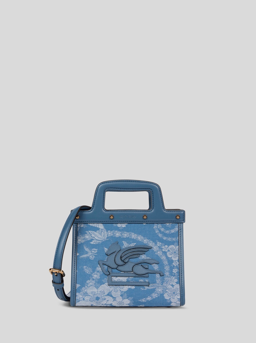 ETRO フローラルデニム ラブトロッター ミディアム フローラルデニム ラブトロッタートートバッグ ミディアム | エトロ