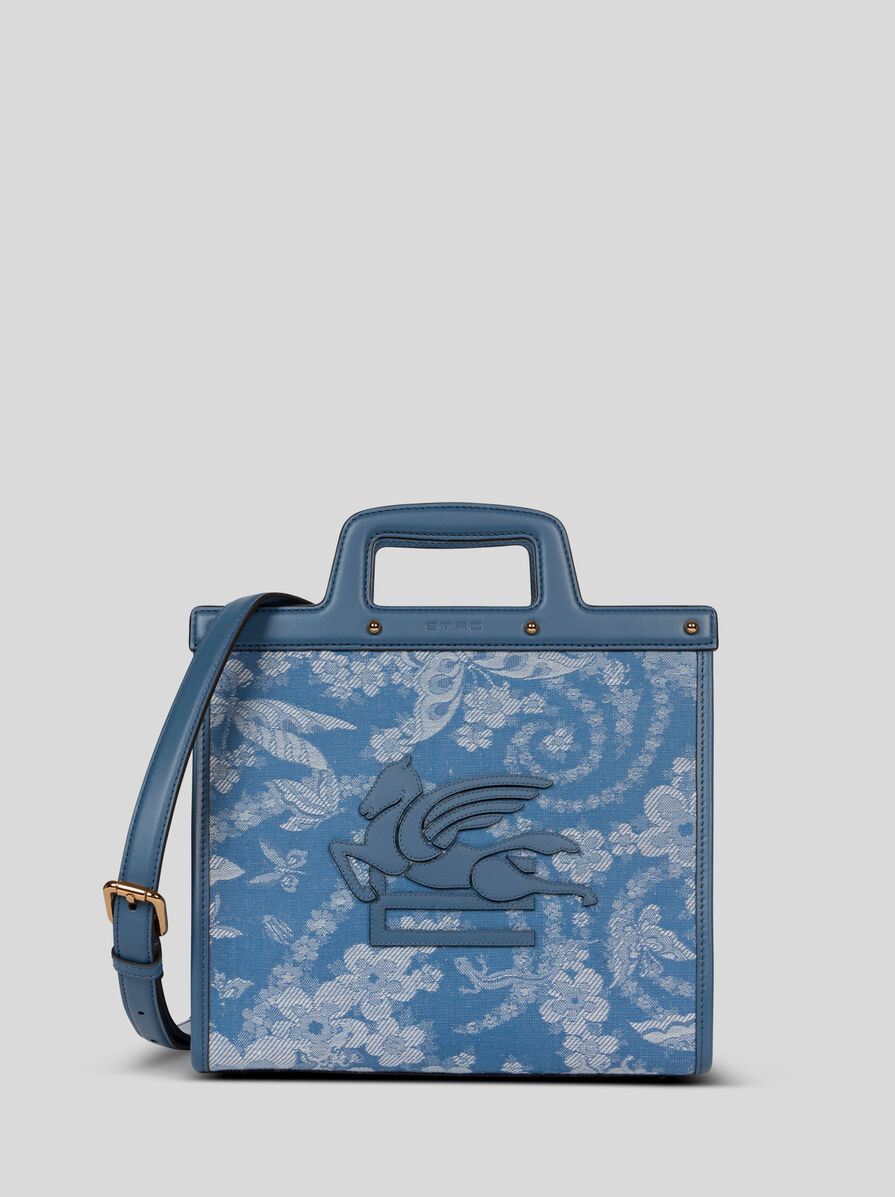 【ETRO】フローラルデニム ラブトロッター ミディアム【関税込】 フローラルデニム ラブトロッター ミディアム | エトロ