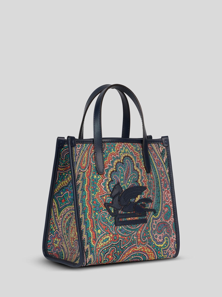 ETRO ラブトロッター ミディトートバッグ マルチカラー マルチカラーペイスリー ラブトロッタートートバッグ ミディアム