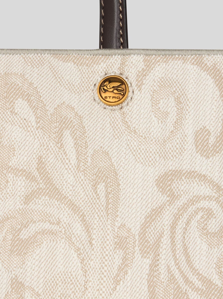 【大人気】ETRO ジャガードデニムトートバッグ ミディアム ETRO ESSENTIAL ジャカード デニム トートバッグ（ミディアム）