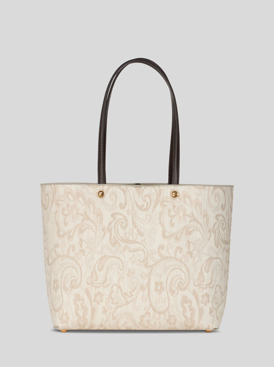 ETRO ESSENTIAL ジャカード デニム トートバッグ（ミディアム