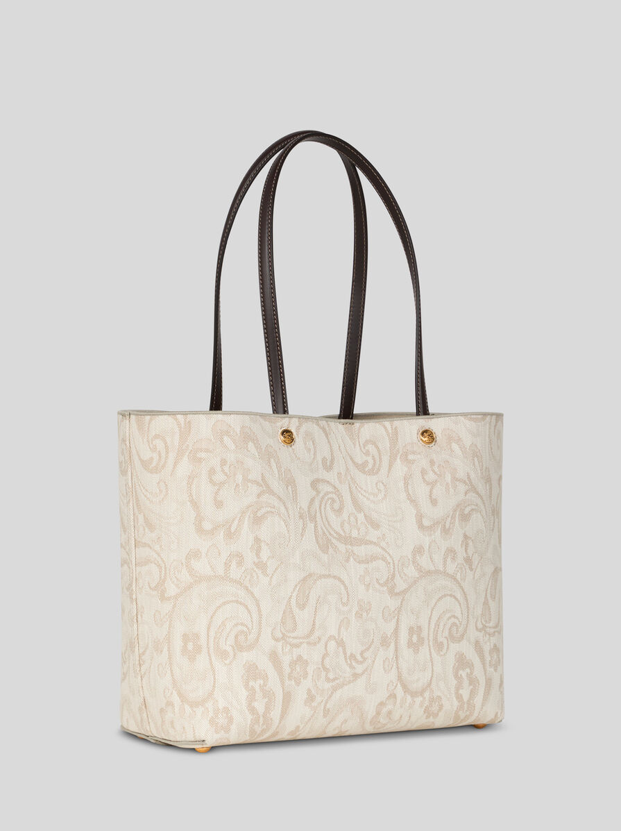 ETRO ESSENTIAL ジャカード デニム トートバッグ（ミディアム