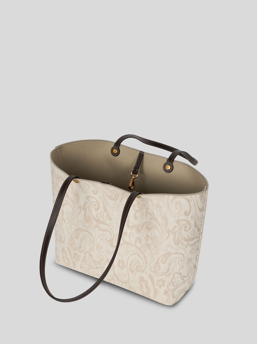 ETRO ESSENTIAL ジャカード デニム トートバッグ（ミディアム