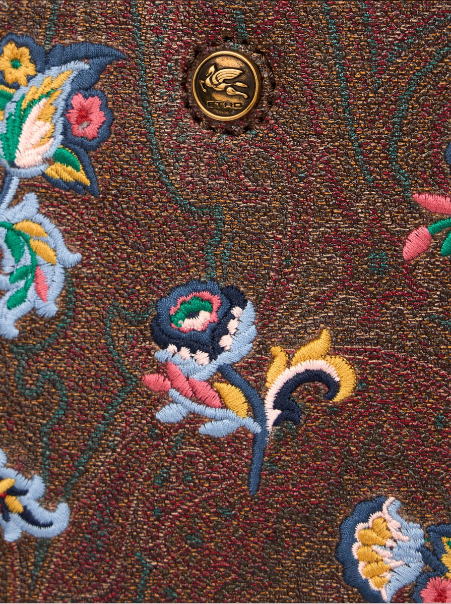 ETRO エンブロイダリー ラフィア トートバッグ マルチカラー ETRO エンブロイダリー ラフィア トートバッグ マルチカラー