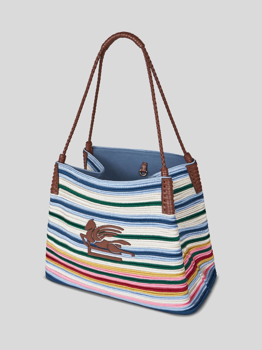 MEDIUM LIBRA TOTE BAG IN FABRIC | Etro Libra | ETRO