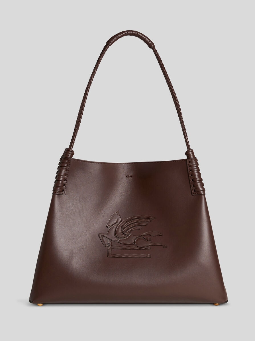 トートバッグ Etro Libra Medium Smooth Leather Tote Bag Libra Medium leather tote bag in black - Etro | Mytheresa