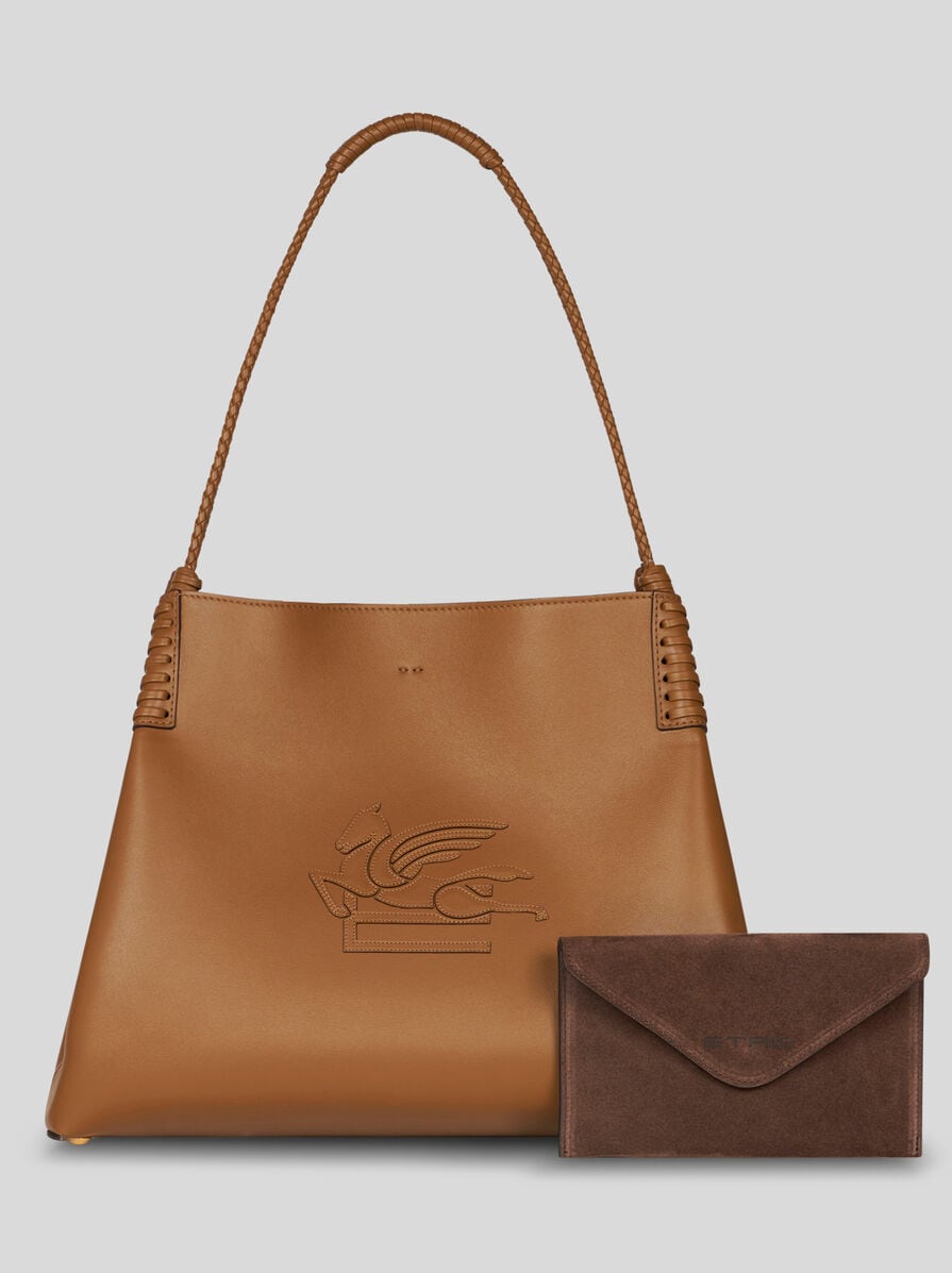 トートバッグ ETRO Libra medium tote bag in smooth leather MEDIUM LIBRA TOTE BAG IN LEATHER