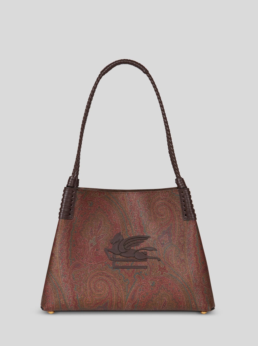 【ETRO】エトロエッセンシャル エンブロイダリートート スモール ペイズリー リブラ トートバッグ スモール | エトロ