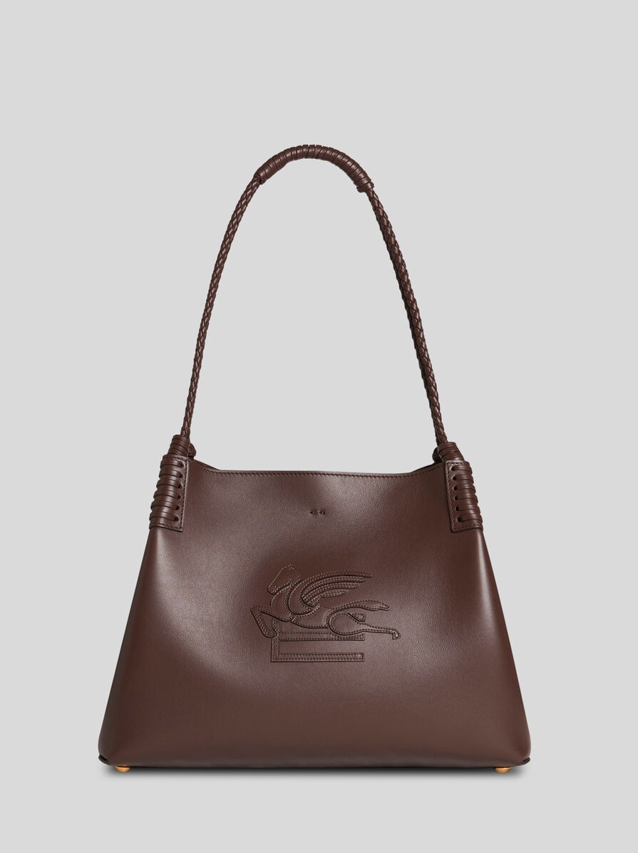 トートバッグ ETRO Black Leather Small Libra Shopping Bag SMALL LIBRA TOTE BAG | Etro Libra | ETRO
