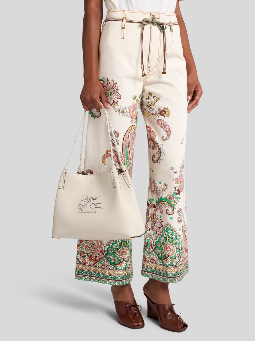 バッグ・カバンその他 ETRO WP1D0041_AP264_W1889 Shopper Mini shopping bag Etro Mini Essential Printed Canvas Shopping Tote Bag