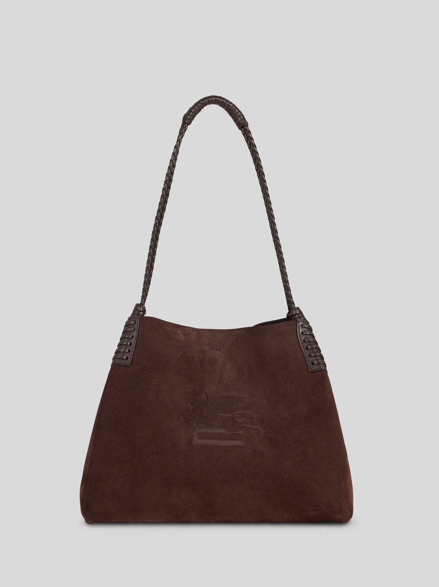 SMALL LIBRA TOTE BAG IN SUEDE | Etro Libra | ETRO