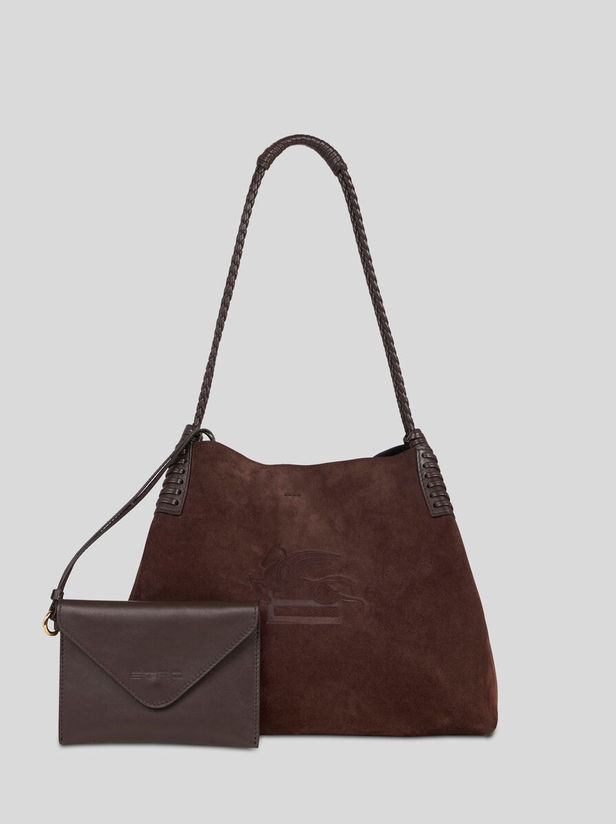 SMALL LIBRA TOTE BAG IN SUEDE | Etro Libra | ETRO