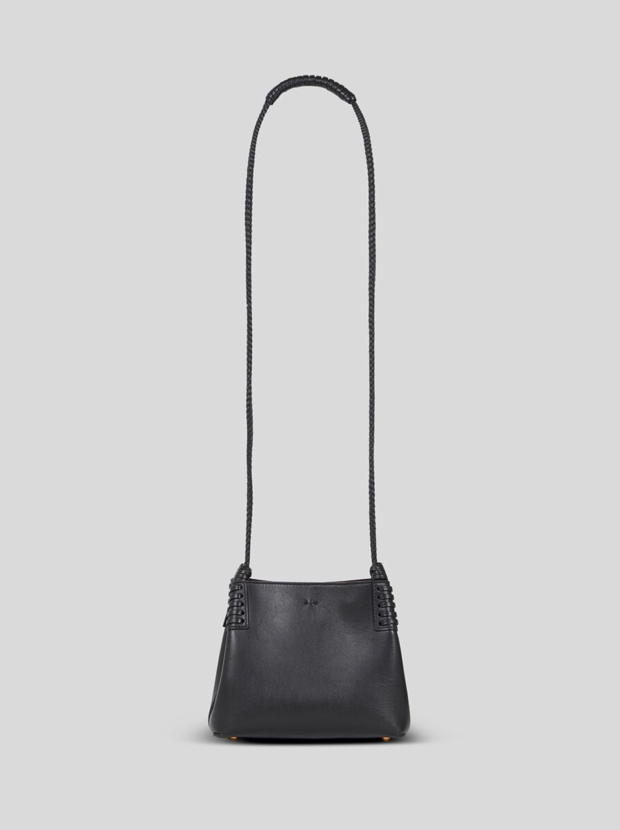 【関税&送料込】Etro Black Leather Small Libra Shopping Bag MINI LIBRA TOTE BAG | Etro Libra | ETRO