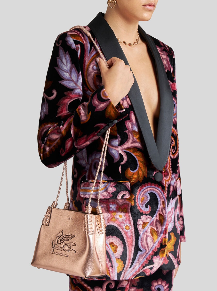 LAMINATED MINI LIBRA TOTE BAG | Etro Libra | ETRO