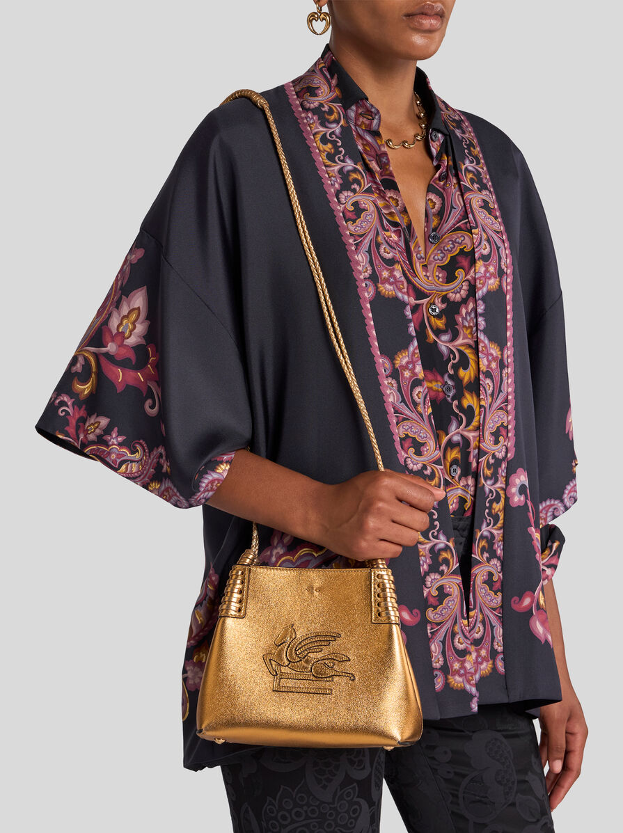 【ETRO】リブラ ラミネートトートバッグ スモール【関税送料込】 リブラ ラミネート トートバッグ スモール | エトロ