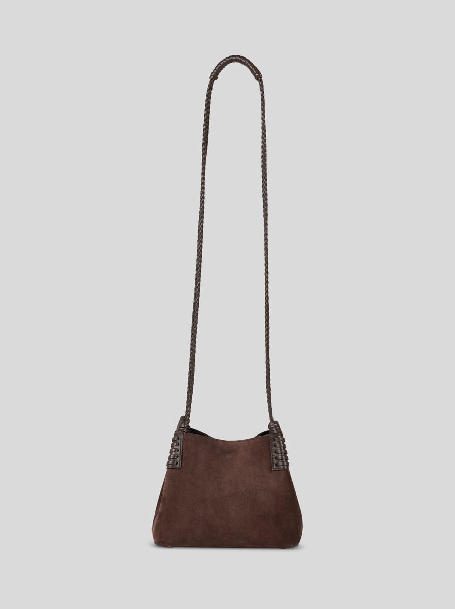 MINI LIBRA TOTE BAG IN SUEDE | Cross Body Bags | ETRO