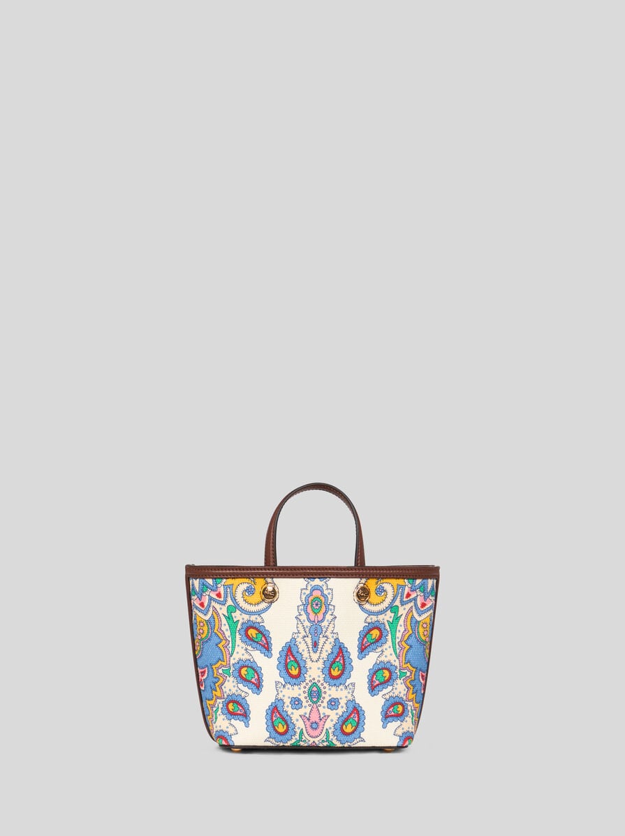 【ETRO】エトロエッセンシャル プリントキャンパス バッグ ミニ エトロエッセンシャル プリントキャンパス バッグ ミニ | エトロ