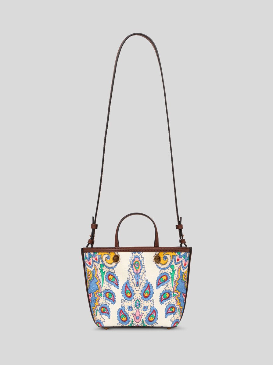【ETRO】エトロエッセンシャル プリントキャンパス バッグ ミニ エトロエッセンシャル プリントキャンパス バッグ ミニ | エトロ