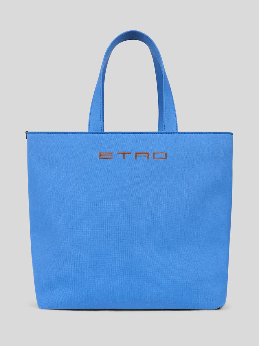 ETRO X AGOSTINO IACURCI LARGE CANVAS TOTE BAG | Shopping
