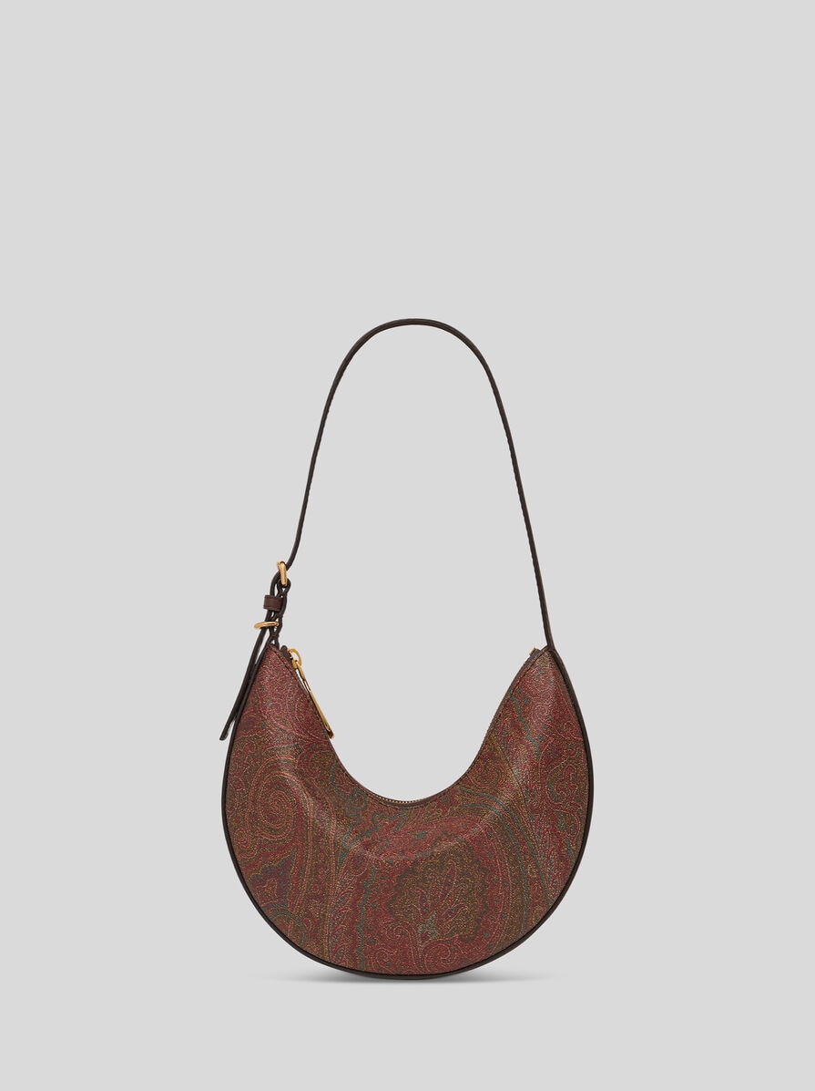 【送料&関税込】Etro Small Handbag ETRO Small Etro Essential Hobo Shoulder Bag | Brown