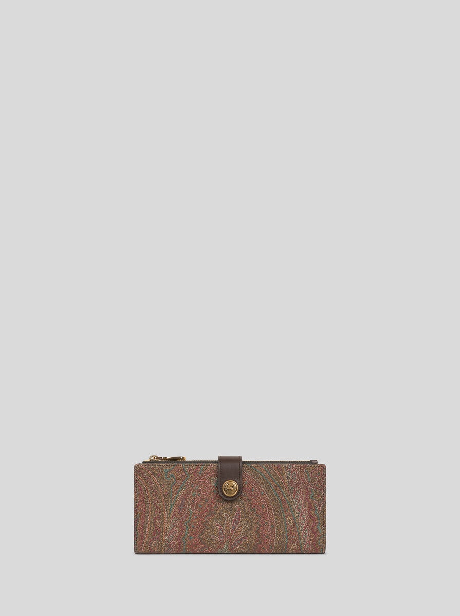 【関税込】ETRO ペイズリー ジャカード ジップウォレット 長財布 ペイズリー ジャカード ウォレット | エトロ