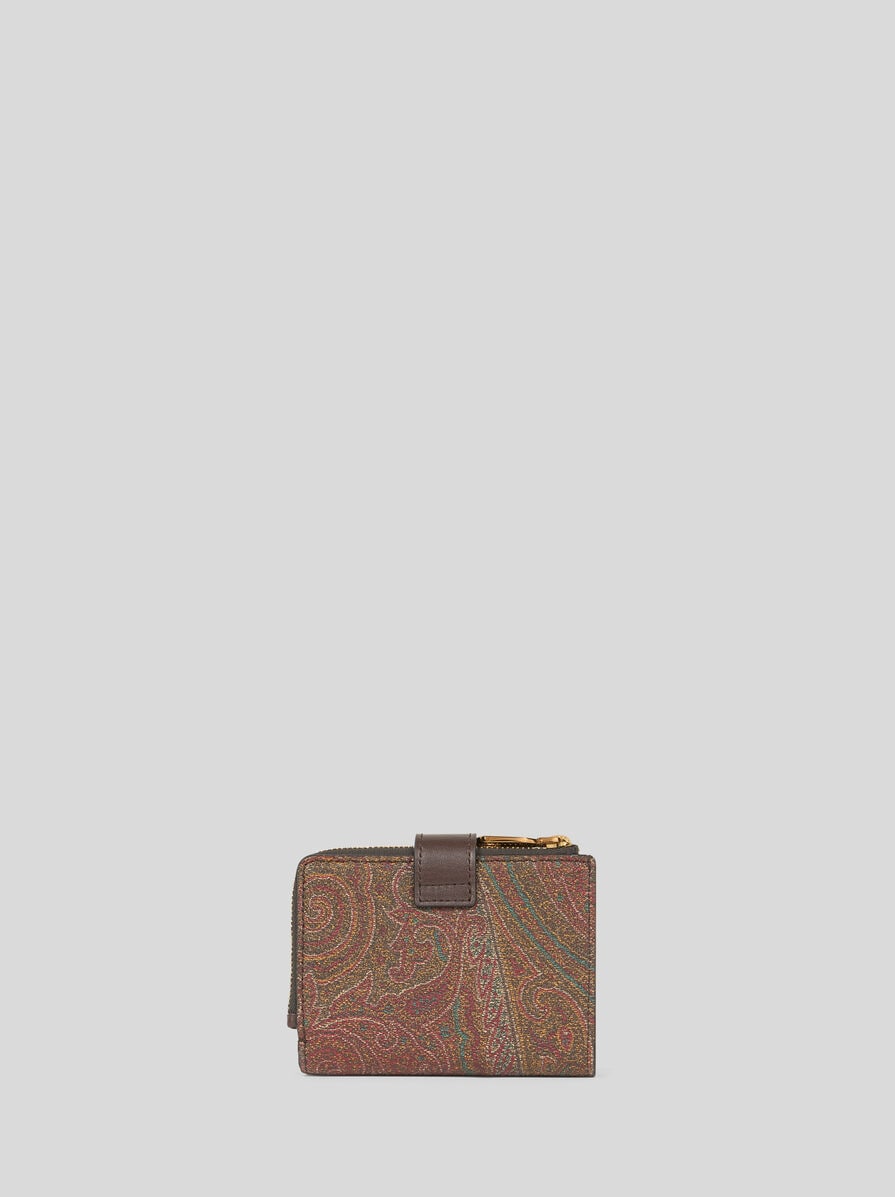 【Etro】ペガソ 刺繍 ペイズリー ジャカード ジップ ウォレット Etro】ペガソ 刺繍 ペイズリー ジャカード ジップ ウォレット