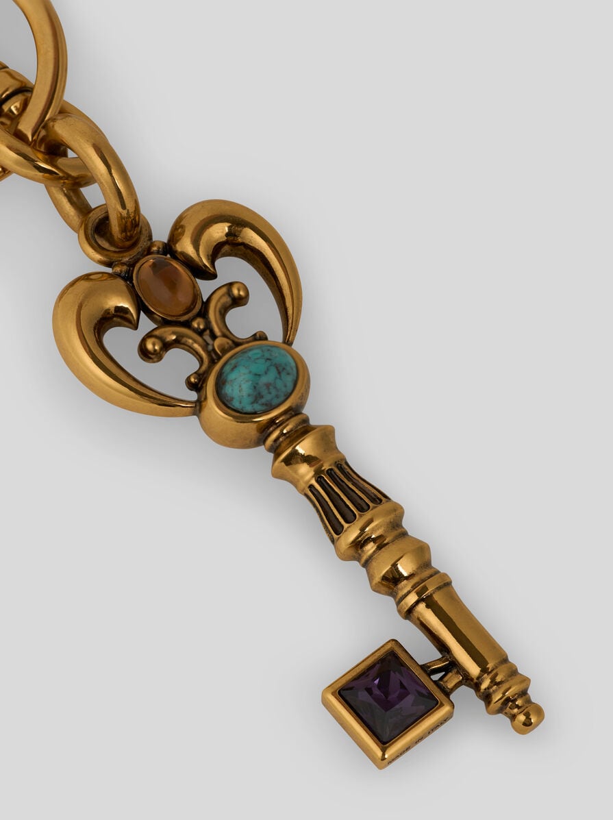 ETRO お洒落 洗練 メタル キーチャーム METAL KEY CHARM