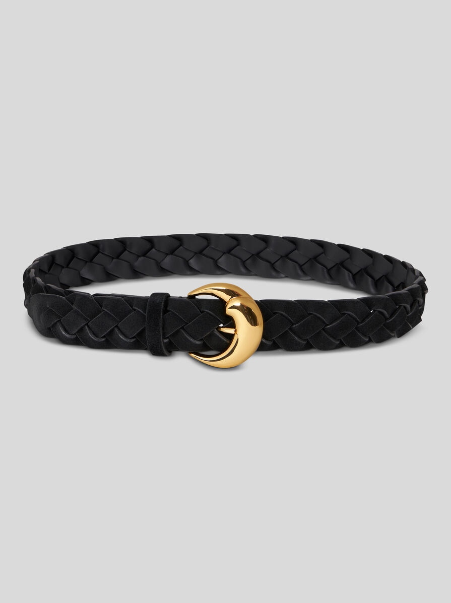 専用　エトロ☆ベルト☆布生地×レザー☆新品同様☆ WOVEN LEATHER BELT
