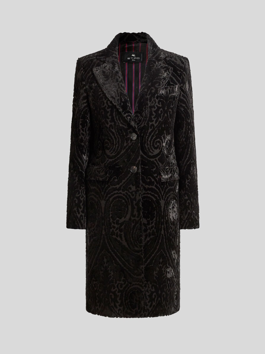 【★日本未入荷★】ETRO ☆ ベルベットジャカードコート ベルベットジャカード コート | エトロ