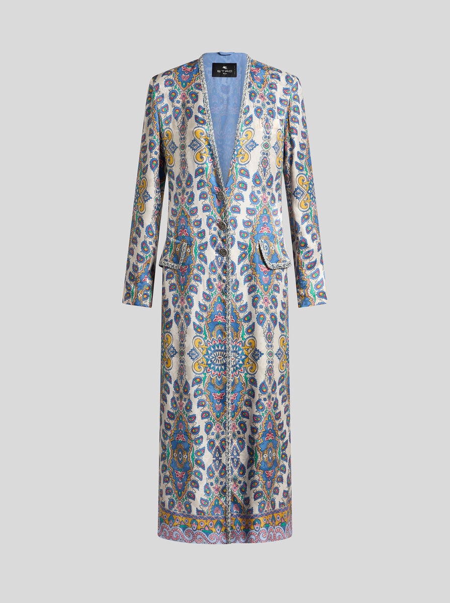 【送料&関税込】Etro Pegasus Buttoned Over Jacket ETRO Pegasus single-breasted Coat | Black | FARFETCH JO