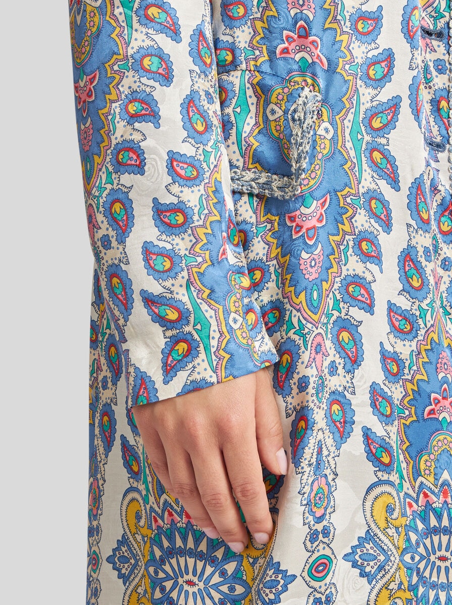 【関税&送料込】Etro Pegasus Buttoned Over Jacket DUSTER COAT WITH PEGASO BUTTONS | Coats and Outerwear | ETRO