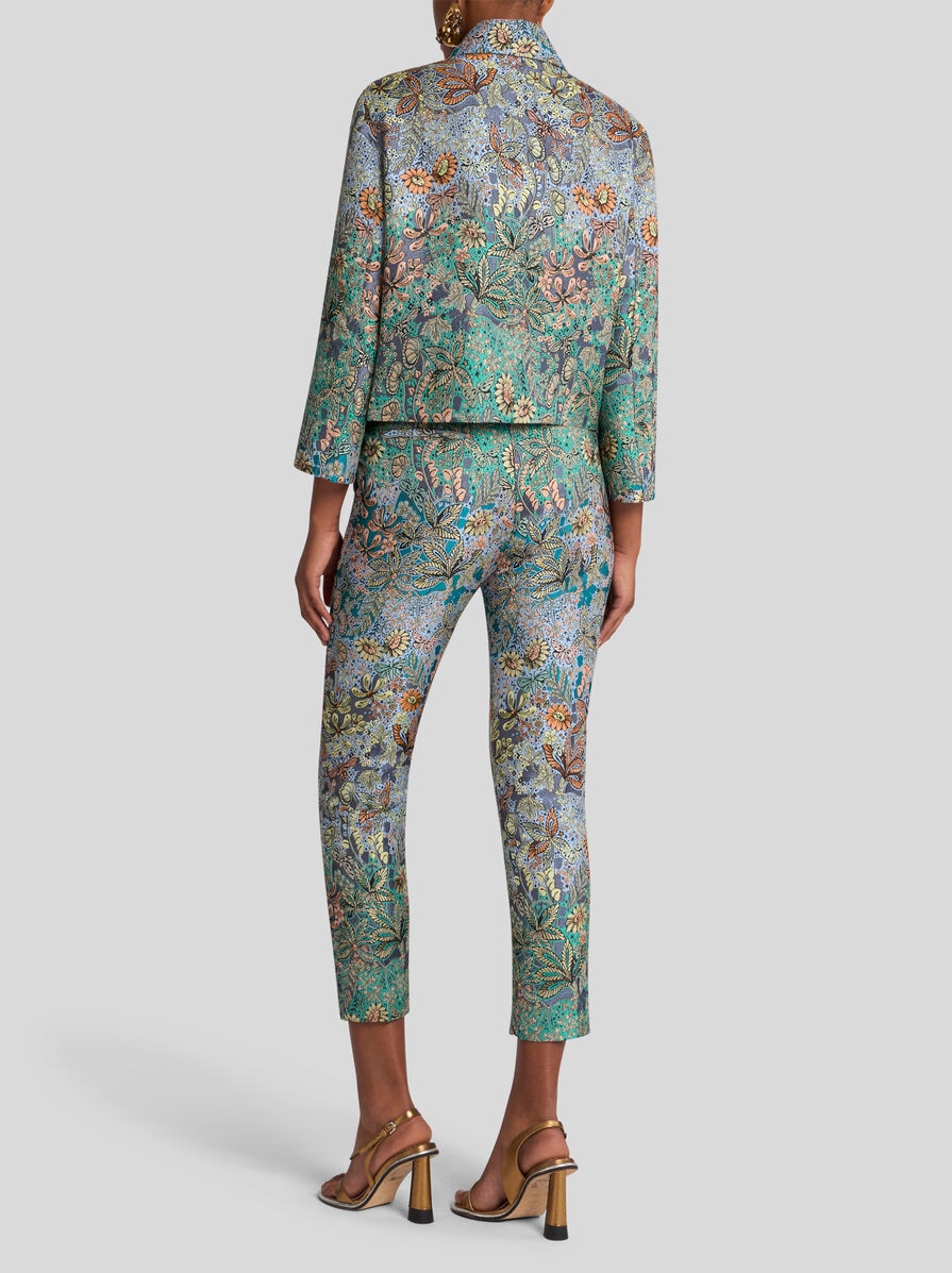 ジャケット ETRO Woman Jacket Multicolor WRBD0004AV598 X0800 FABULOUS WOMENS ETRO MULTI COLOR BUTTON FRONT JACKET, SZ 46