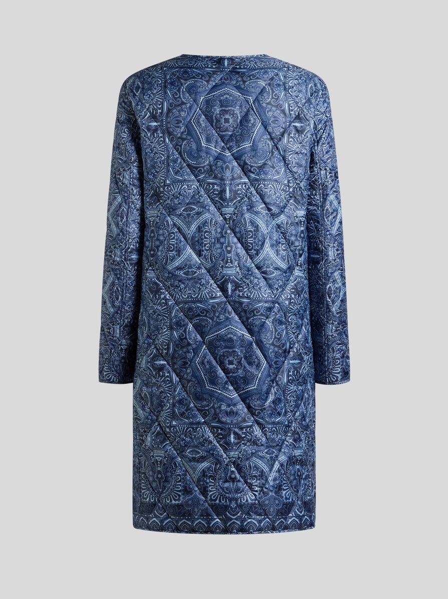 ロング リバーシブル キルティング ダウンジャケット | エトロ