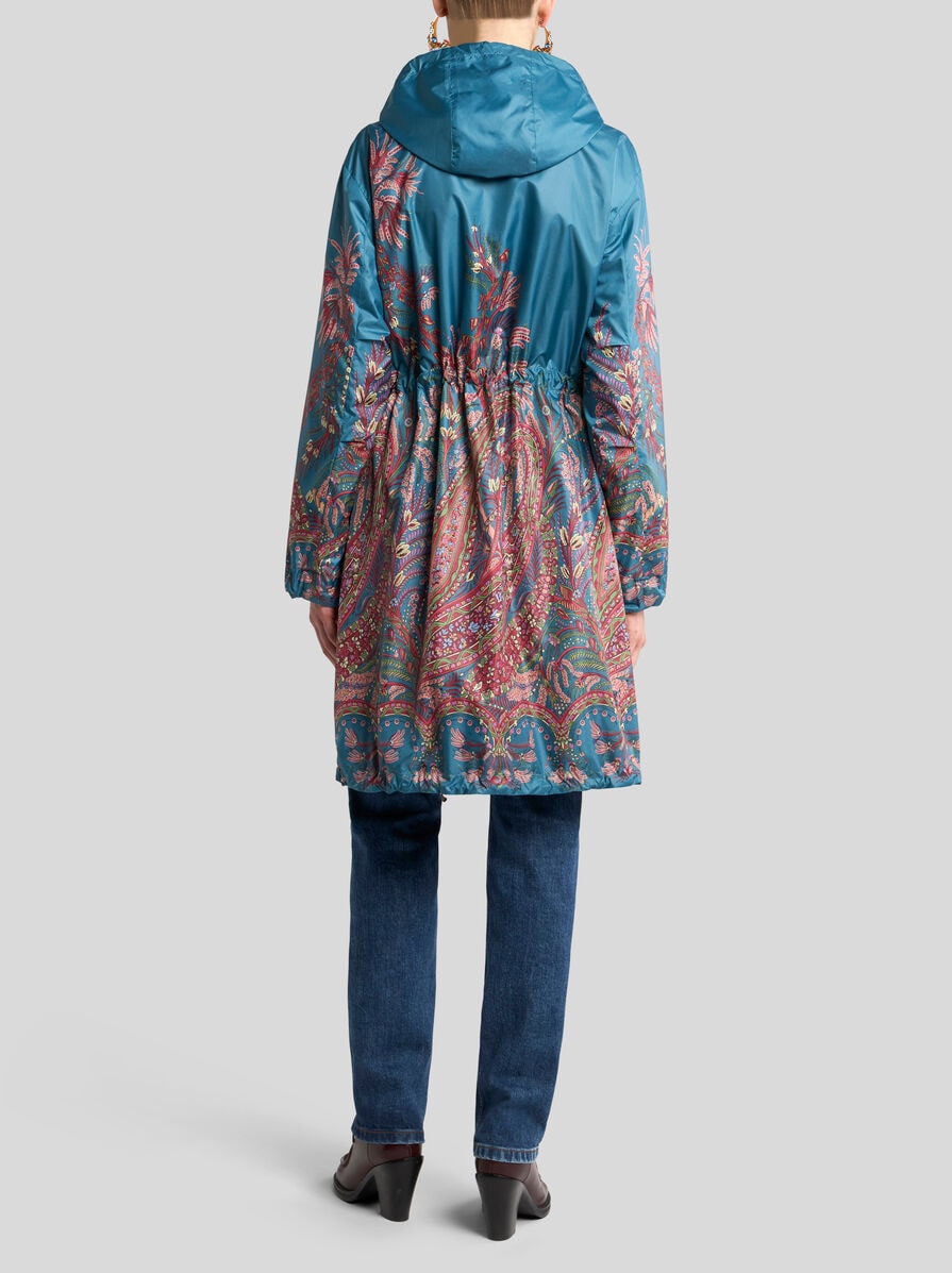 ETRO フローラルペイズリー レインジャケット