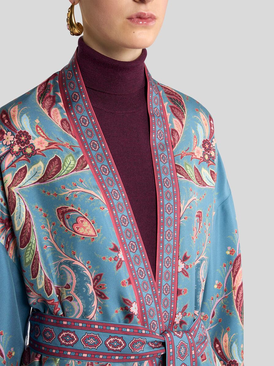 【送料&関税込】Etro Silk Kesa PRINTED SILK KESA