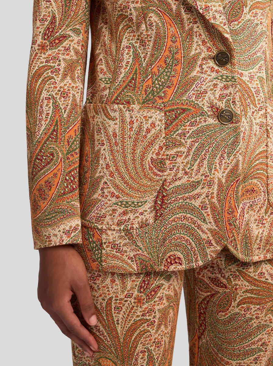 ジャケット・アウター ETRO paisley jacquard tailored jacket Etro Floral Paisley Jacquard Jacket | Neiman Marcus