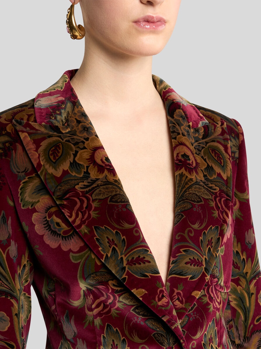 【関税&送料込】Etro Velvet Cropped Jacket VELVET JACKET | Jackets | ETRO