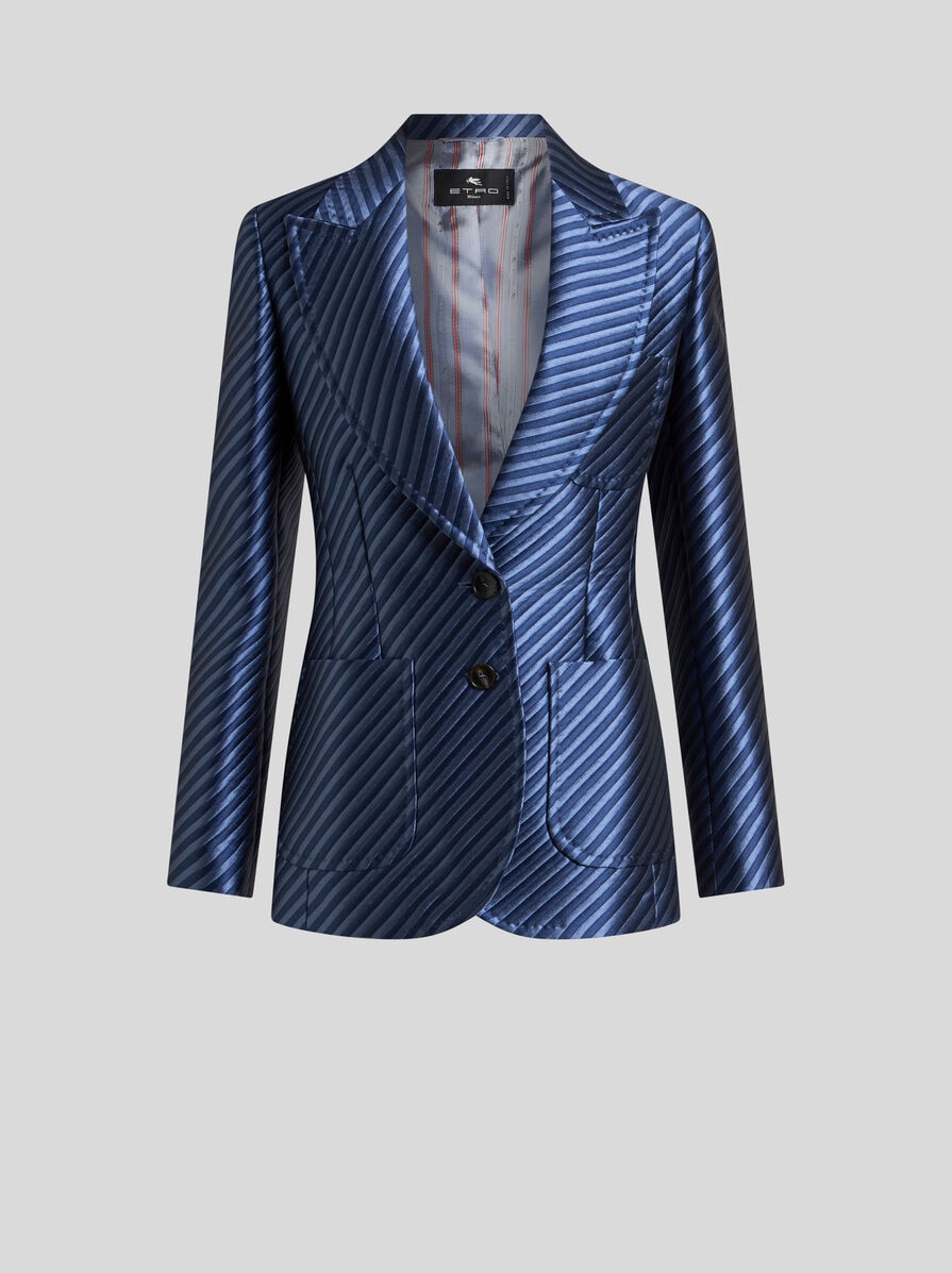 DIAGONAL JACQUARD JACKET | Jackets | ETRO