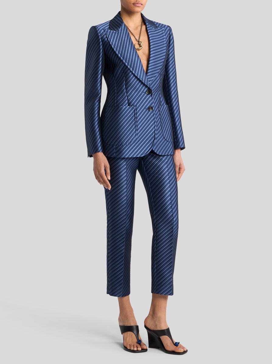 DIAGONAL JACQUARD JACKET | Jackets | ETRO