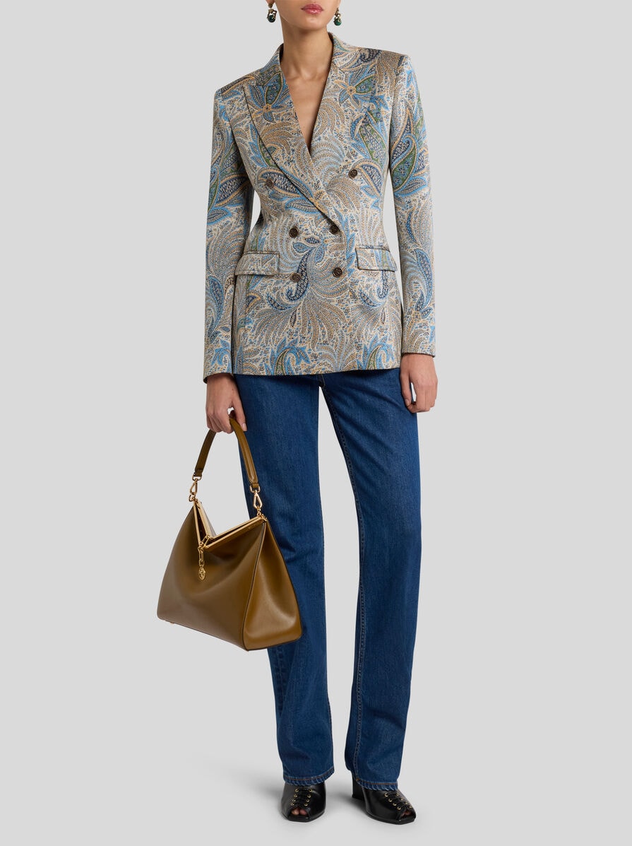 【★完売必至★】ETRO ☆ ダブルブレスト ペイズリー ジャケット ダブルブレスト ペイズリー ジャカード ジャケット | エトロ