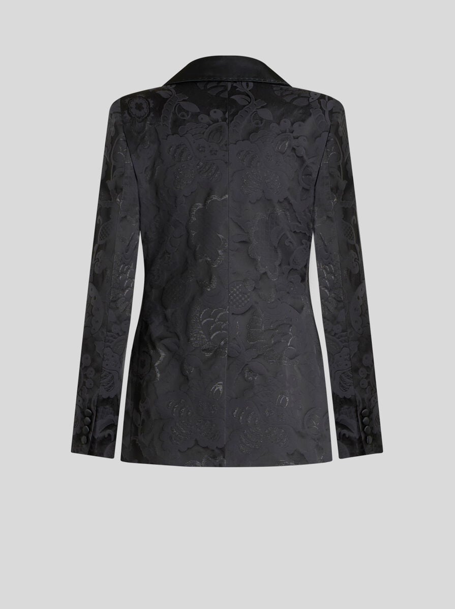 ETRO ブークレ ジャカード ダブルブレストジャケット ジャカード ダブルブレストジャケット | エトロ