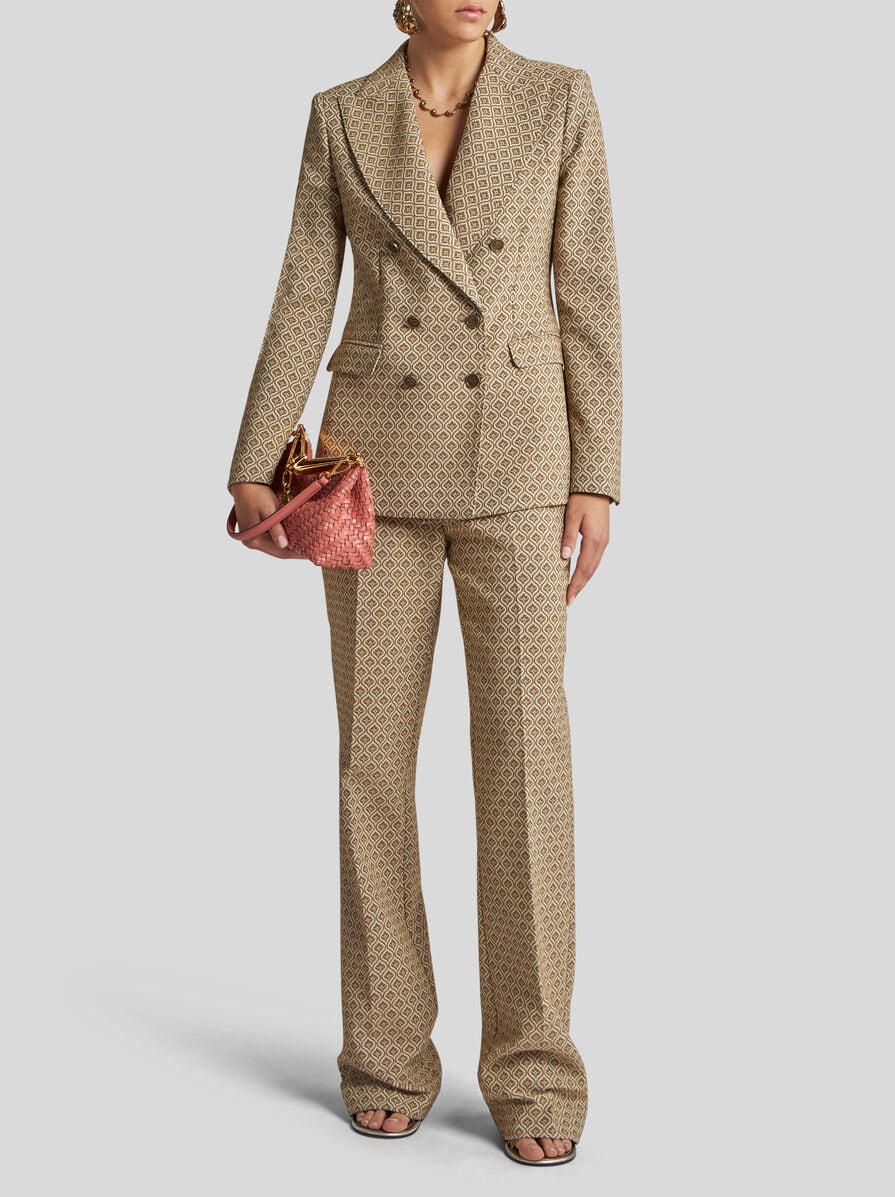 ETRO ブークレ ジャカード ダブルブレストジャケット ダブルブレスト ジャカード ジャケット | エトロ