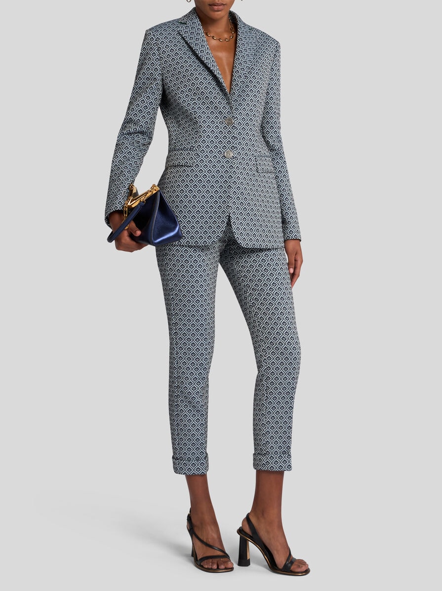 【ETRO】シングルブレスト ジャカード ジャケット シングルブレスト ジャカード ジャケット | エトロ