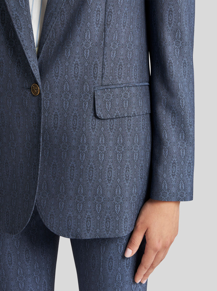 【ETRO】メダリオン モチーフ ウール ジャケット 三越伊勢丹 | ETRO/エトロ_Women通販 | メダリオンモチーフ