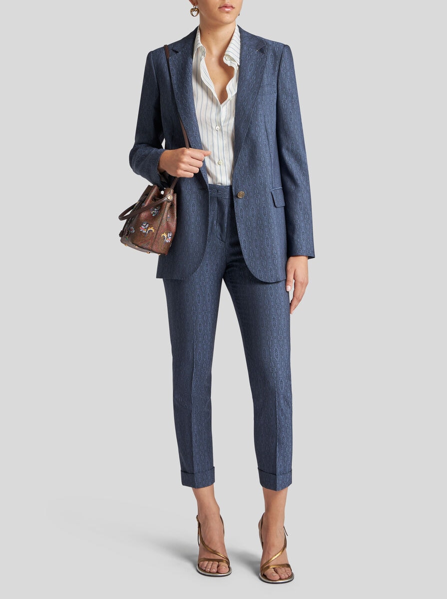 【ETRO】メダリオン モチーフ ウール ジャケット 三越伊勢丹 | ETRO/エトロ_Women通販 | メダリオンモチーフ