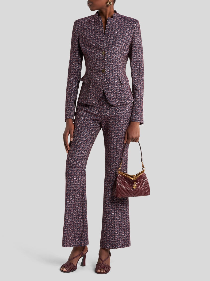 SINGLE-BREASTED COTTON-BLEND JACQUARD JACKET | Jackets | ETRO