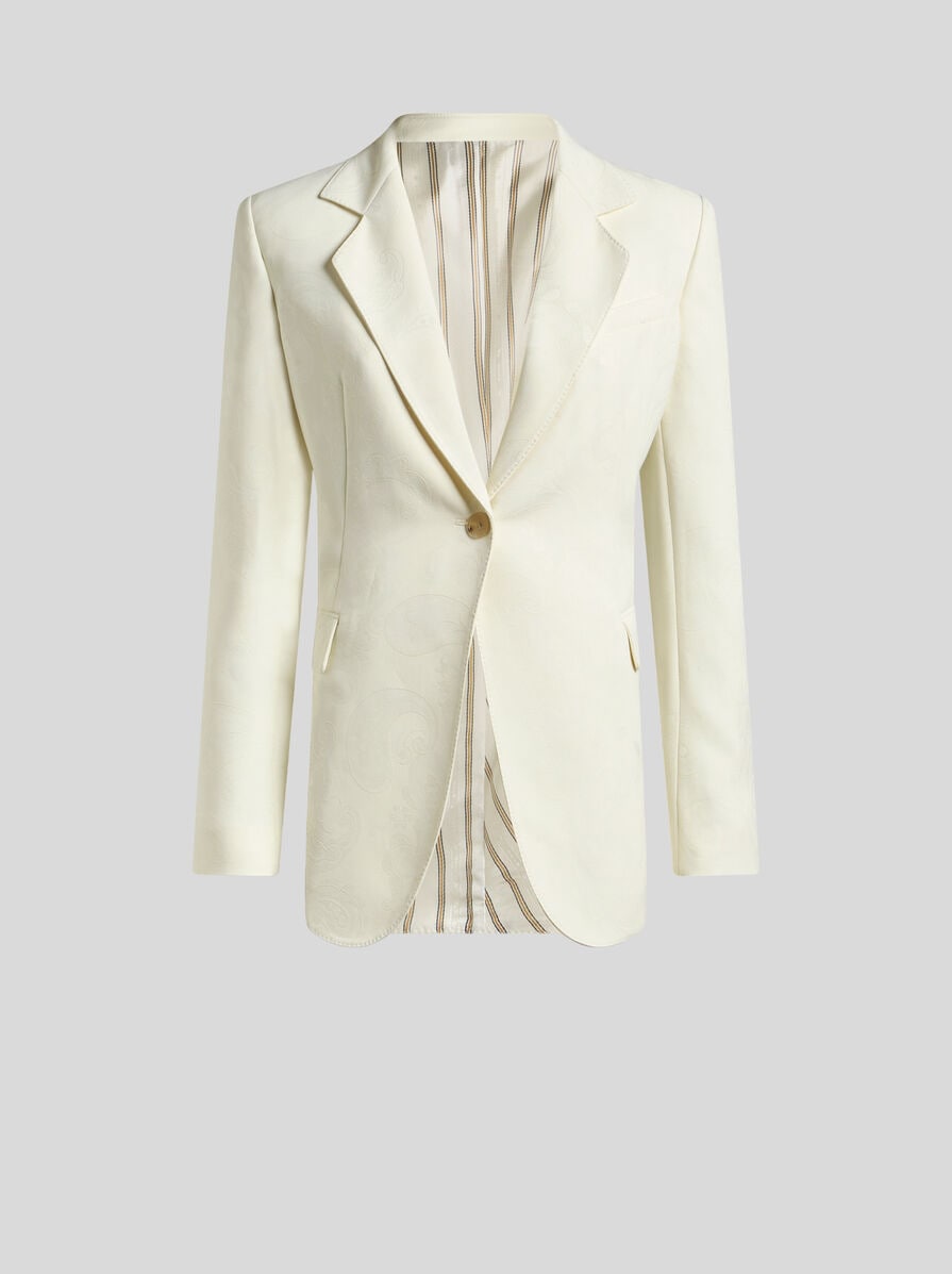 PAISLEY JACQUARD JACKET WITH REAR KNOT | Jackets | ETRO